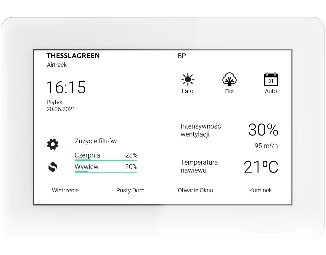 Panel Air++ THESSLA GREEN