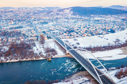 Nowy Sącz - dolina Dunajca i problem smogu